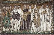 unknow artist Justinian, Bishop Maximilian Annus and entourage